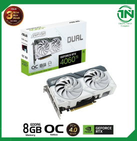 ASUS Dual GeForce RTX 4060 V2 OC Edition 8GB GDDR6 White